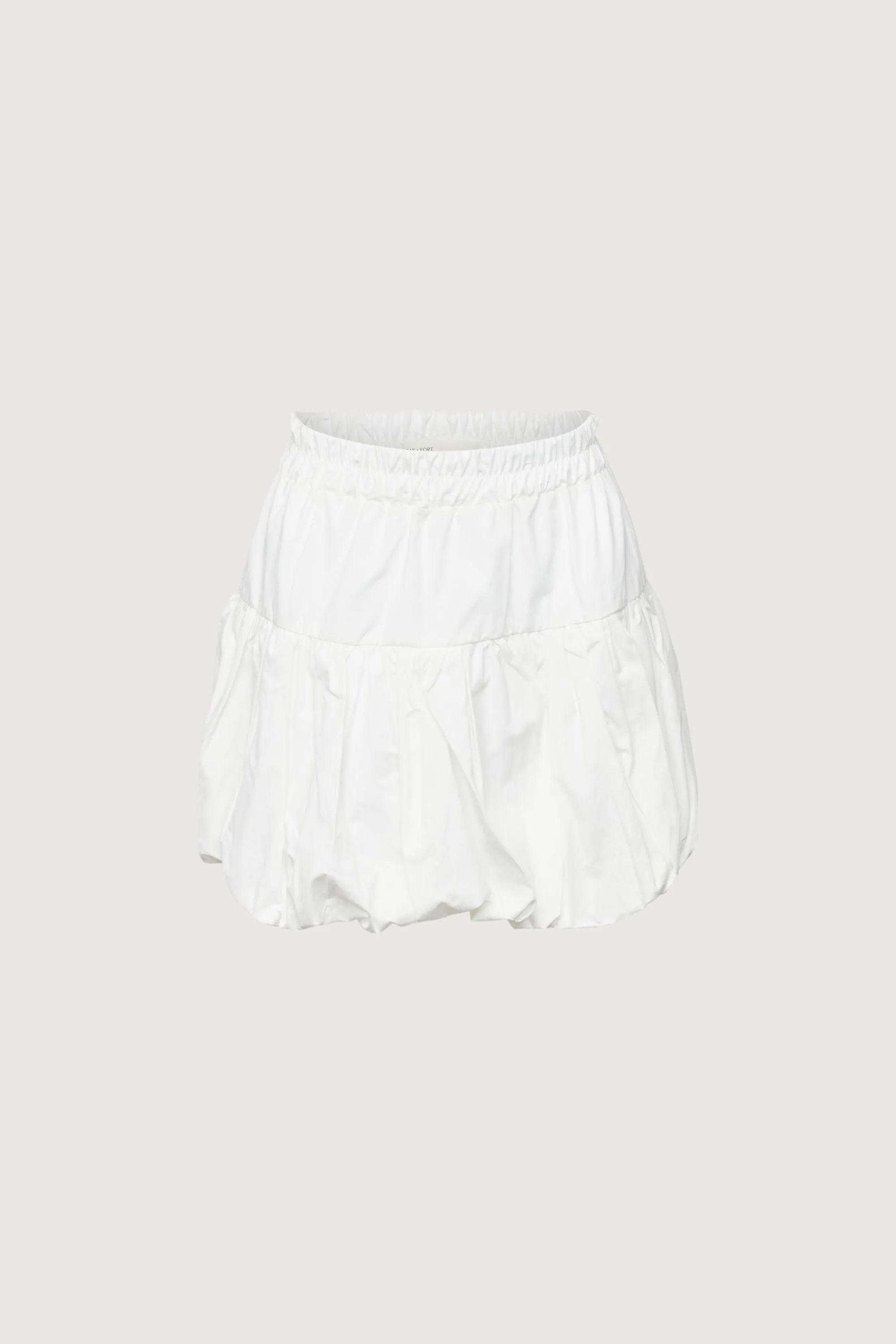 BUBBLE HEM MINI SKIRT