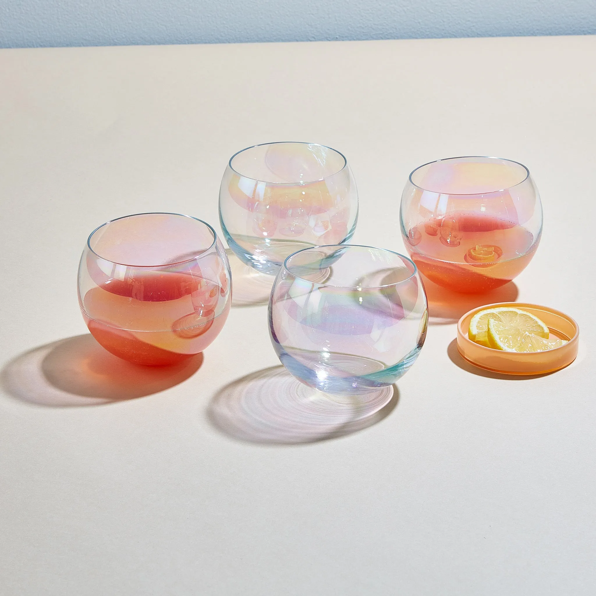 Bubble Rocking Tumblers - Set of 4