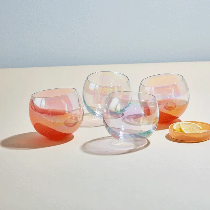 Bubble Rocking Tumblers - Set of 4