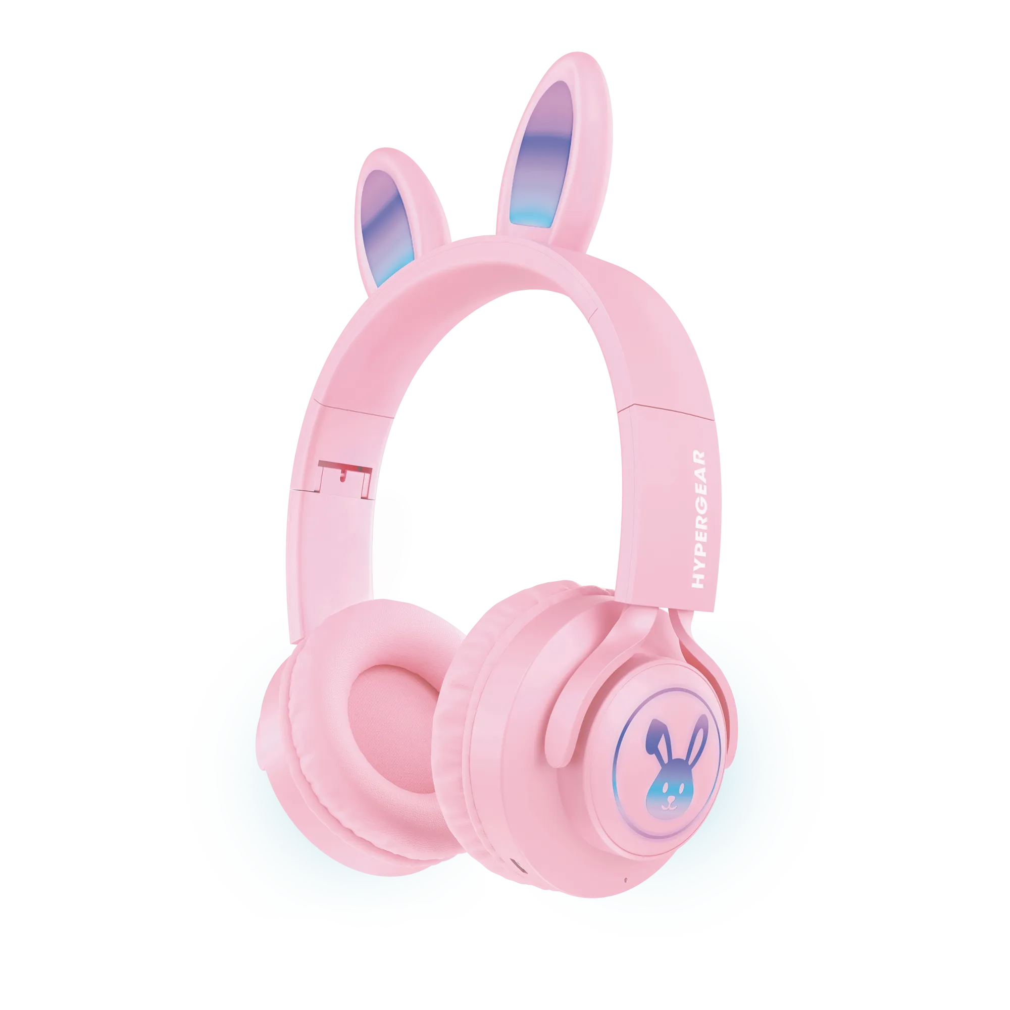 Bunny Tracks Wireless Light-Up Headphones | Pink