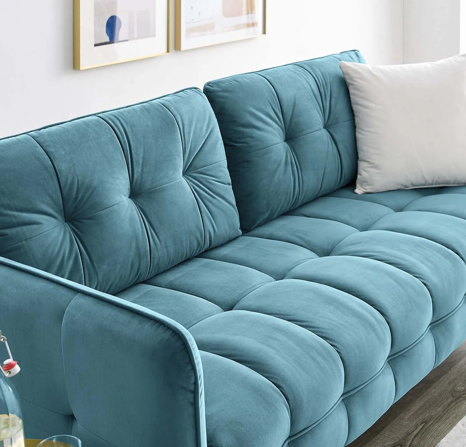 Cameron Tufted Performance Velvet Sofa by Modway