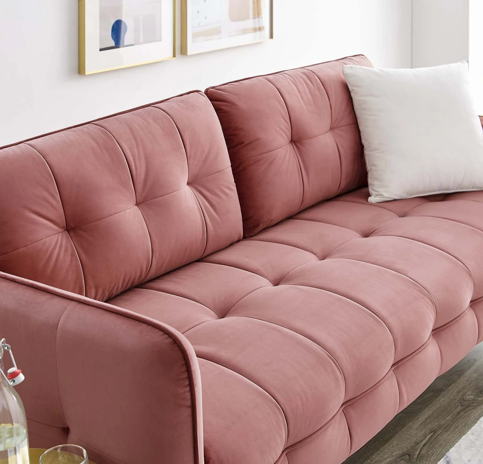 Cameron Tufted Performance Velvet Sofa by Modway