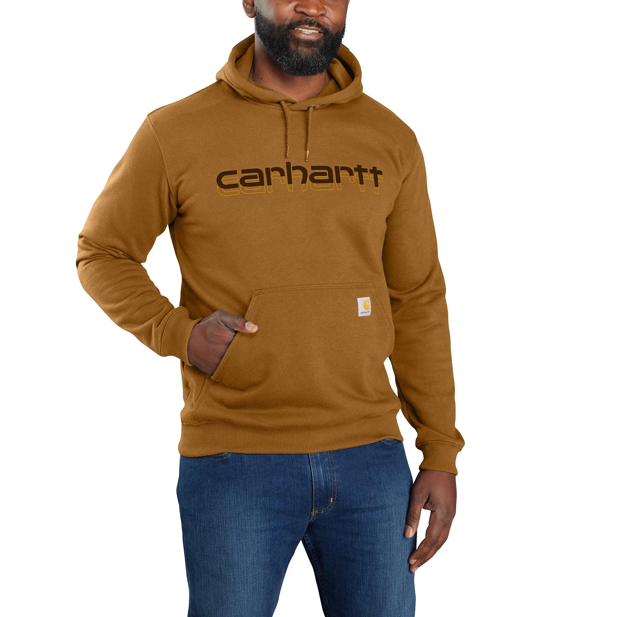 Carhartt Men's Rain Defender® Logo Graphic Sweatshirt