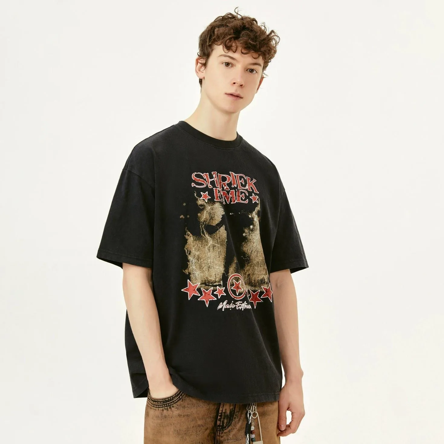 Cartoon Print T-Shirt