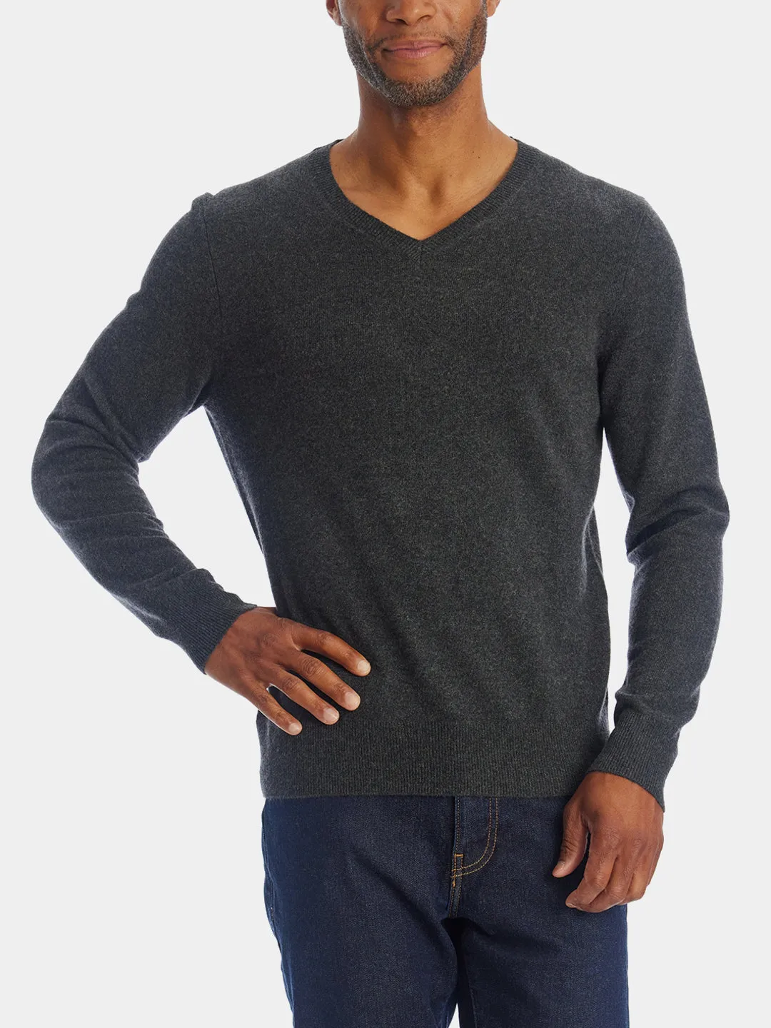 Cashmere V-Neck Sweater