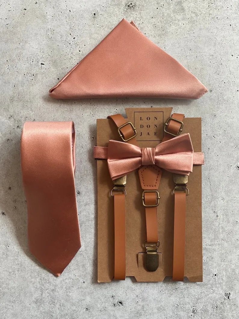 Champagne Rose Silk Pocket Square