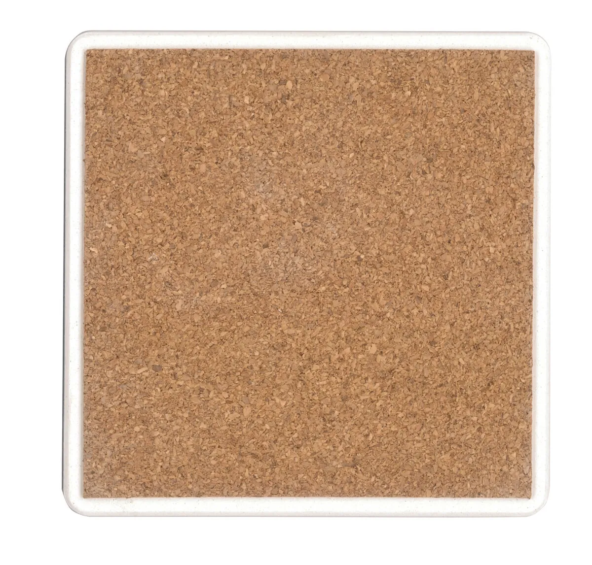 CoasterStone - 4 Pack Absorbent Stone Tumbled Square Coaster