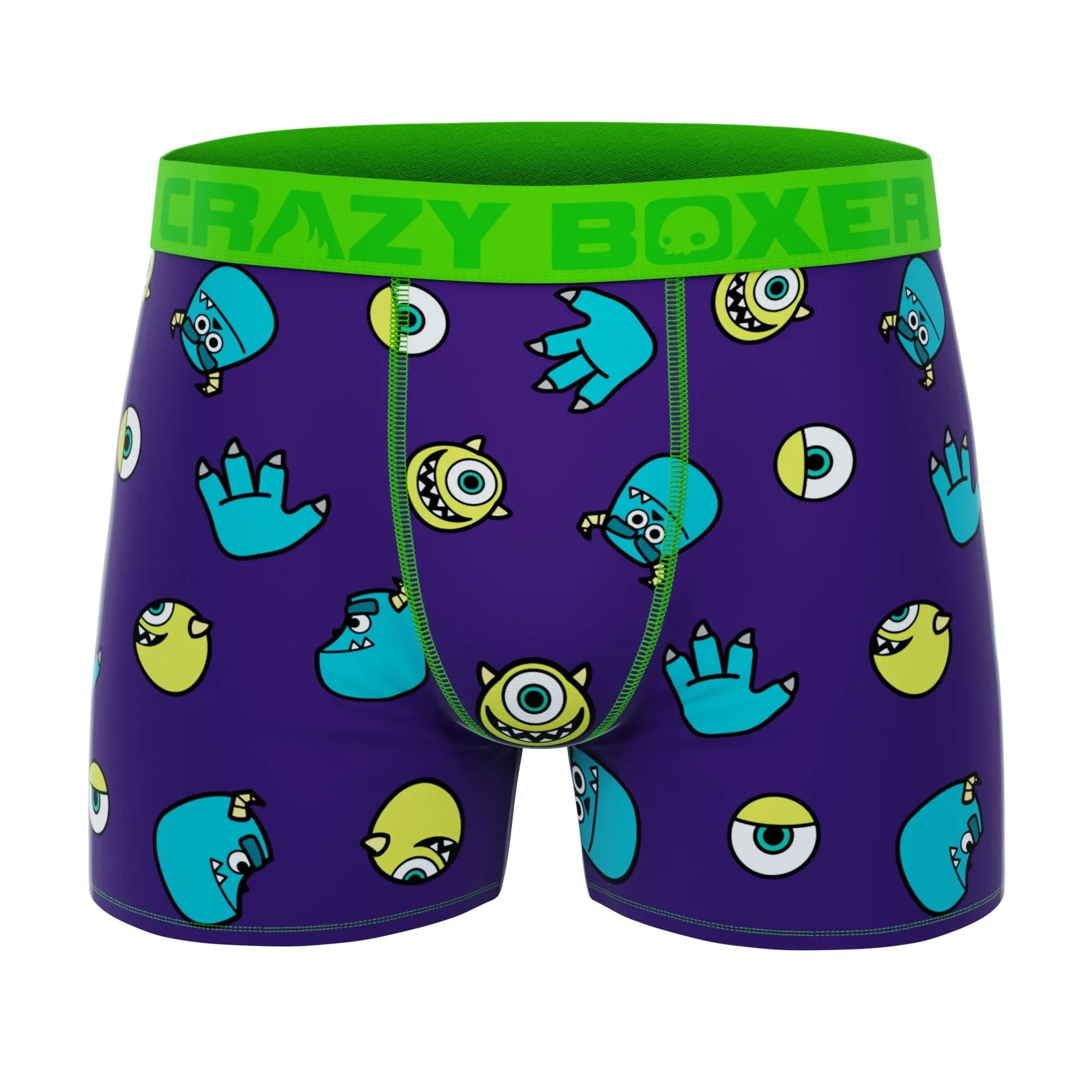 CRAZYBOXER Disney Monsters Doodle Men's Boxer Briefs (2 Pack)