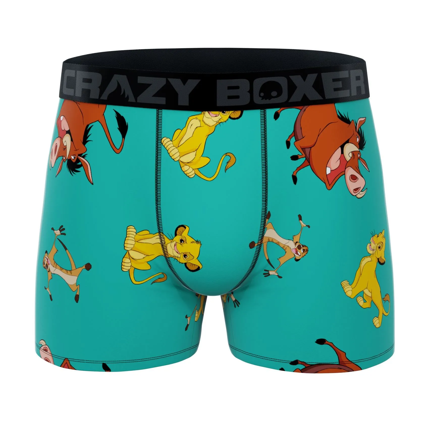 CRAZYBOXER Disney Timon & Pumba Men's Boxer Briefs (2 Pack)