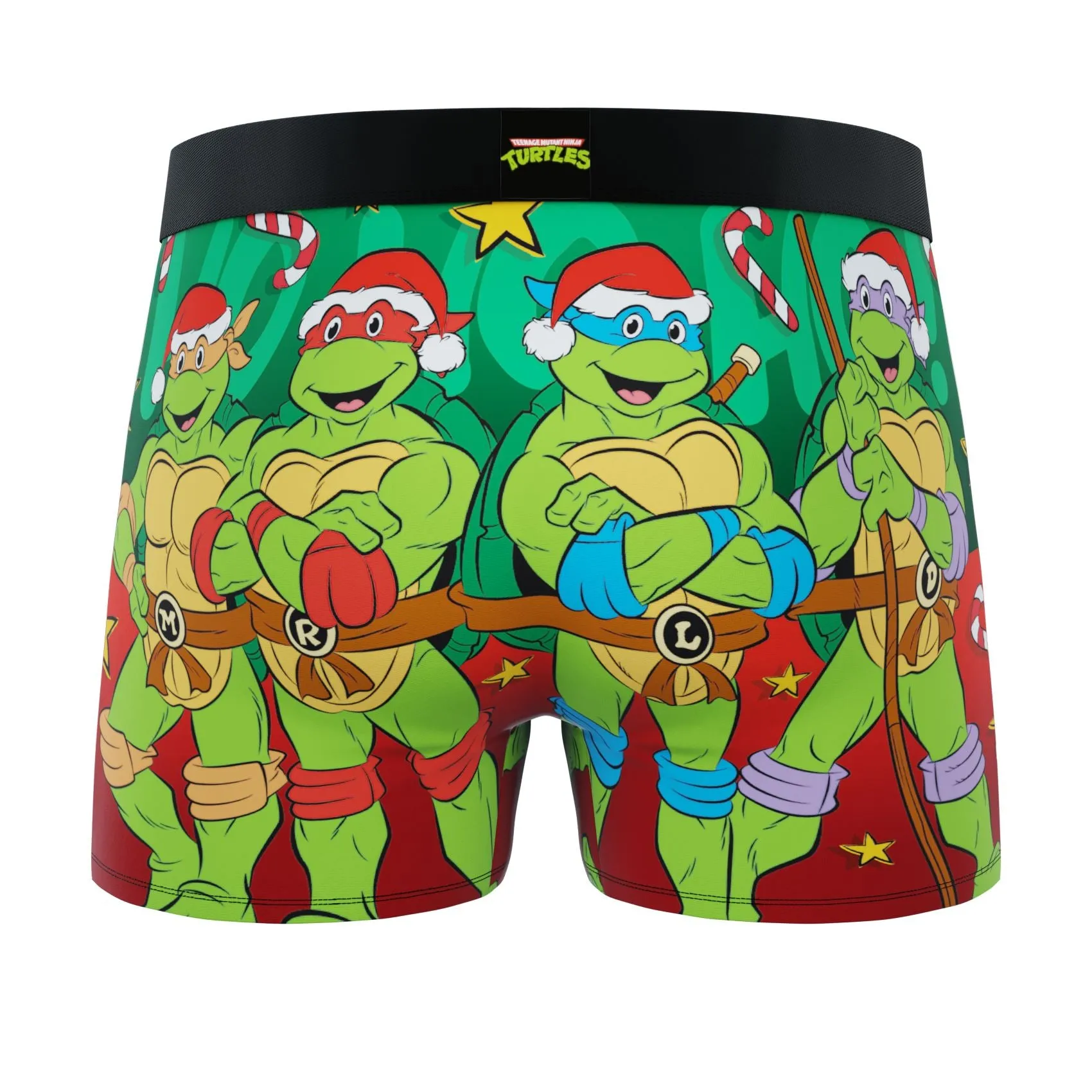 CRAZYBOXER Ninja Turtles Santa Men's Boxer Briefs