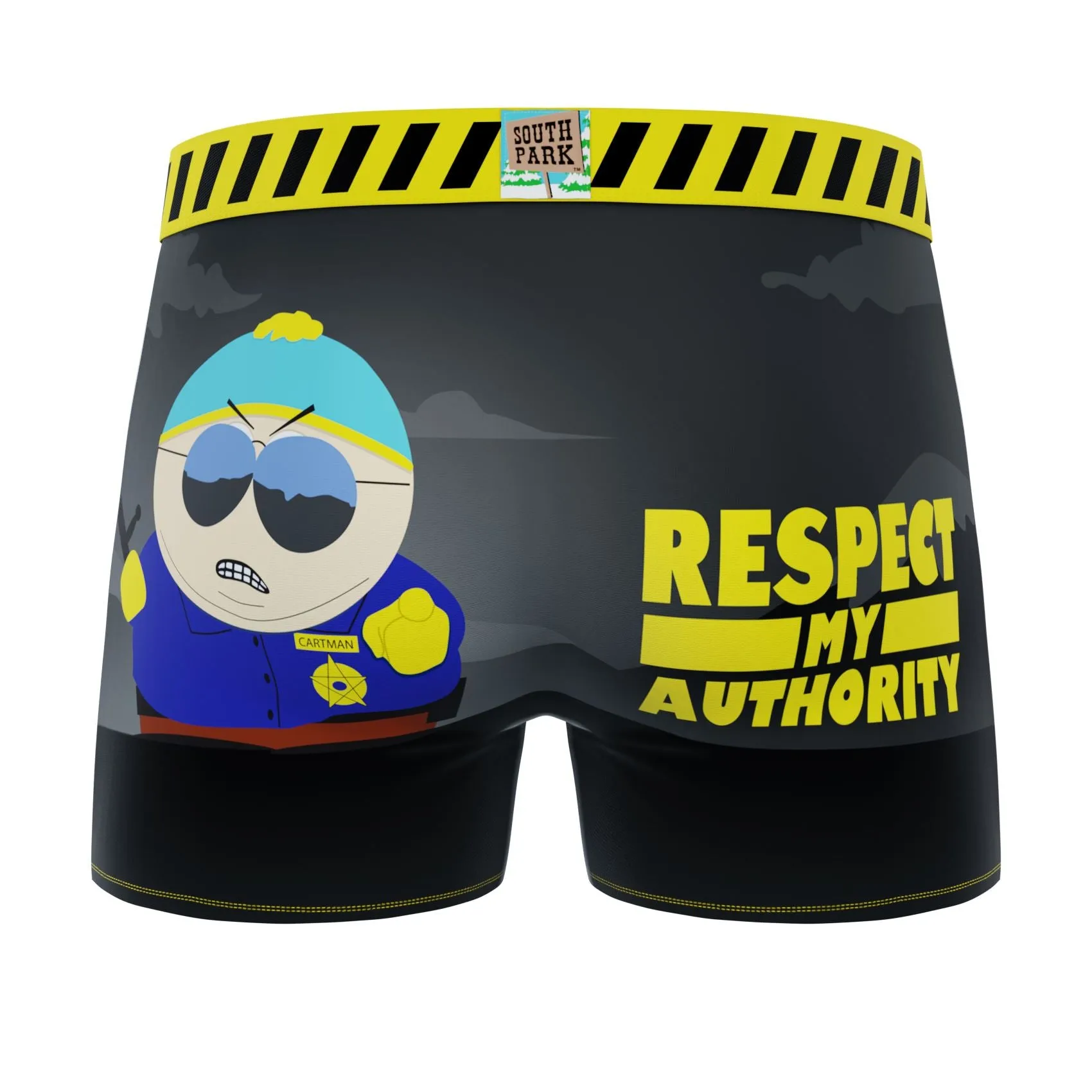 CRAZYBOXER South Park Cartman Cop & Cartman Men's Boxer Briefs (2 pack)