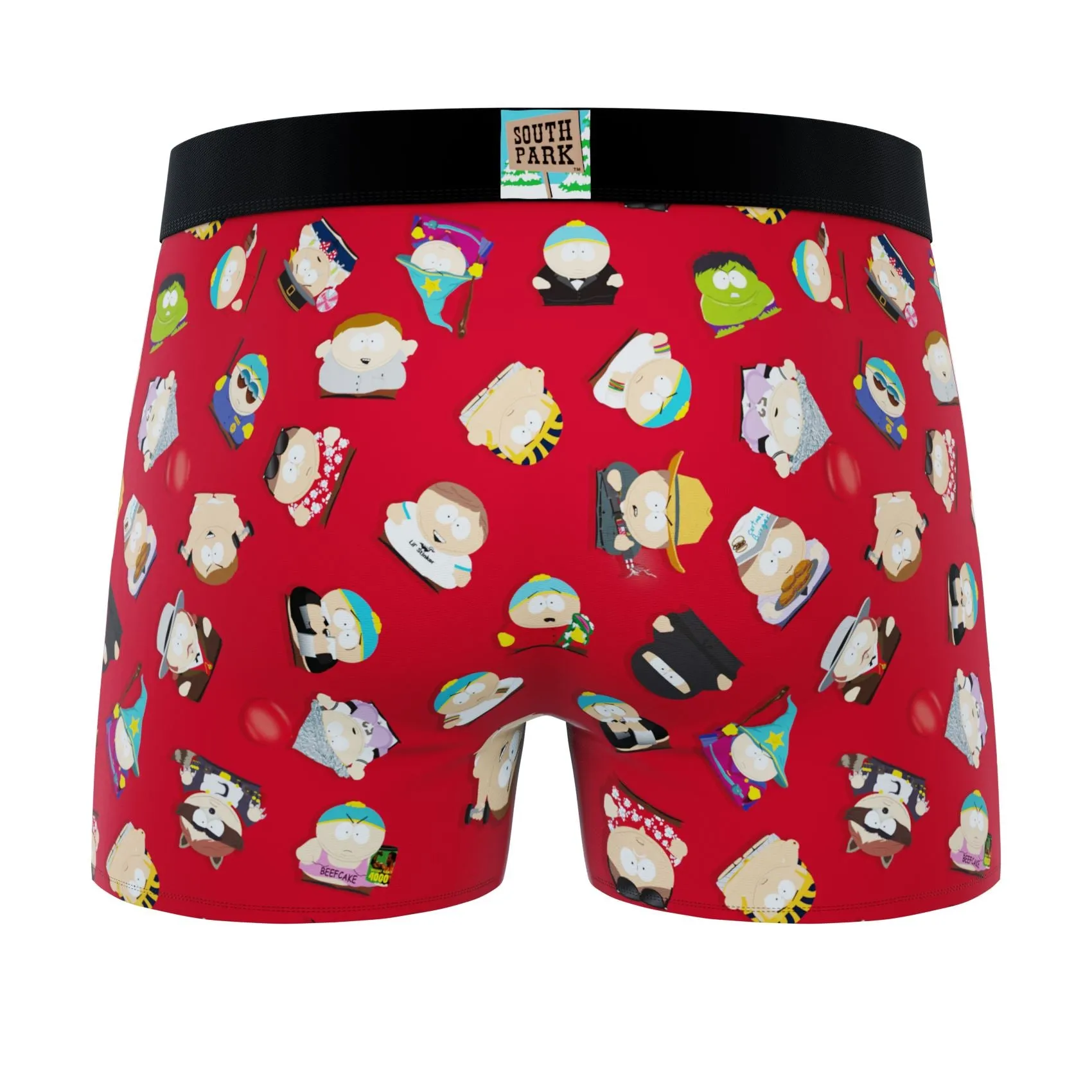 CRAZYBOXER South Park Cartman Cop & Cartman Men's Boxer Briefs (2 pack)