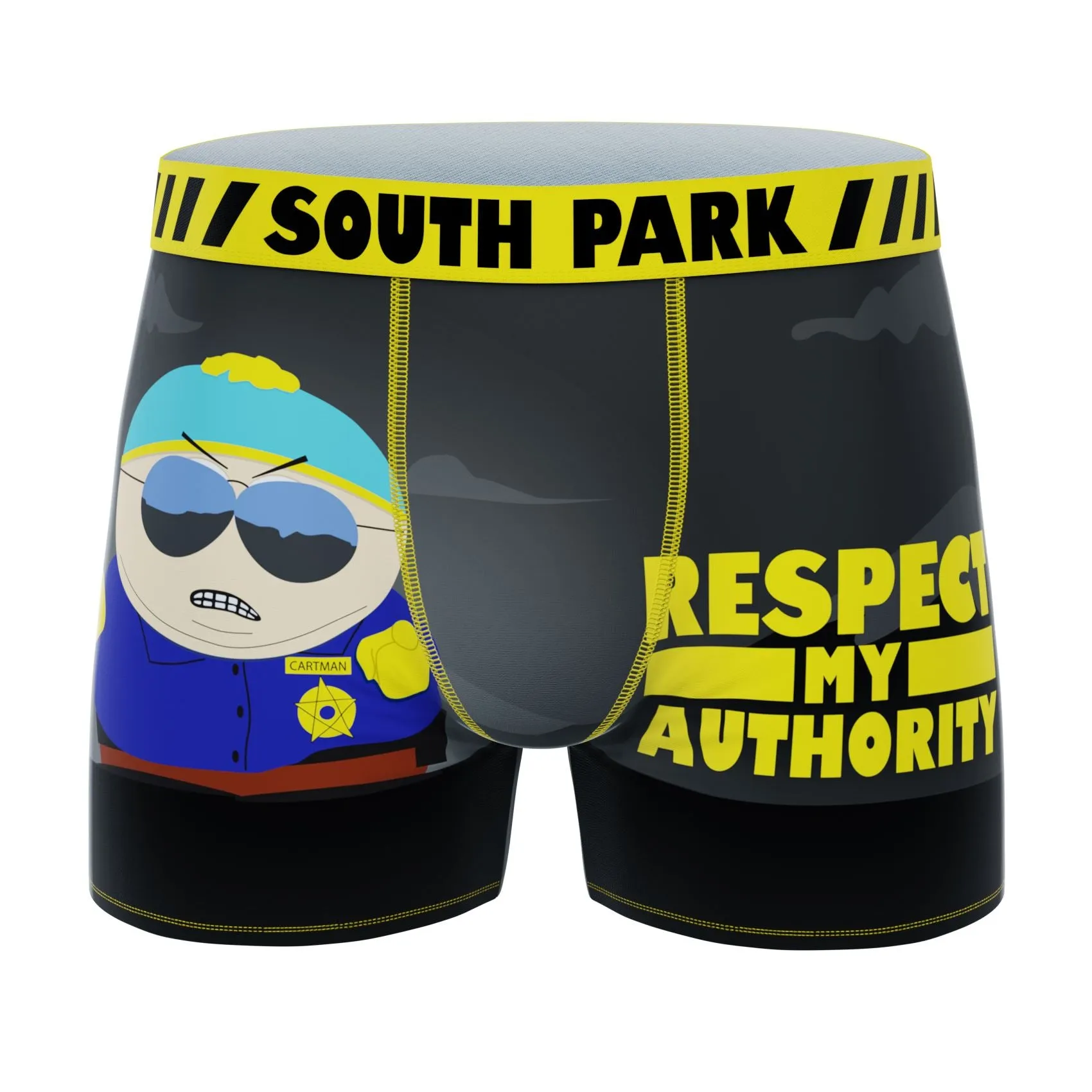 CRAZYBOXER South Park Cartman Cop & Cartman Men's Boxer Briefs (2 pack)