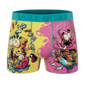 CRAZYBOXER SpongeBob Patrick & Burgers Men's Boxer Briefs