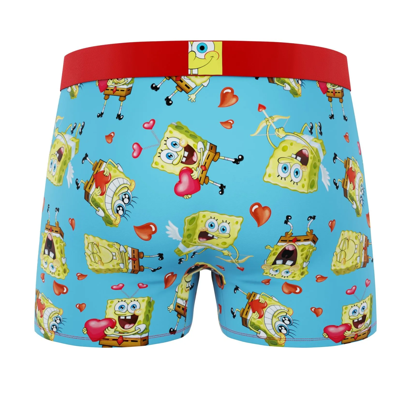 CRAZYBOXER Spongebob Valentine Men's Boxer Briefs