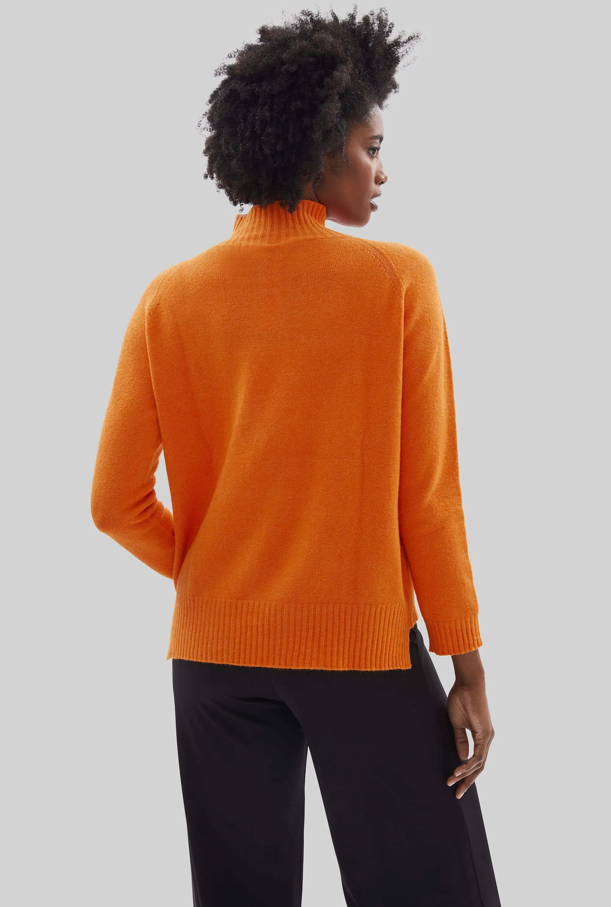 Cross Diamond Knit Orange