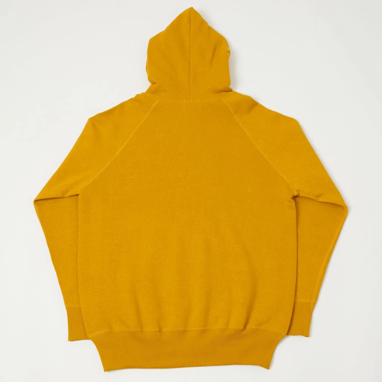 Denime Lot. 262 4-Needle Hooded Sweatshirt - Yellow