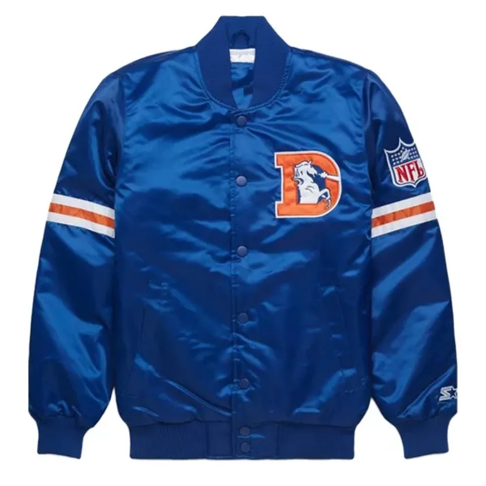 Denver Satin Broncos Nfl Jacket