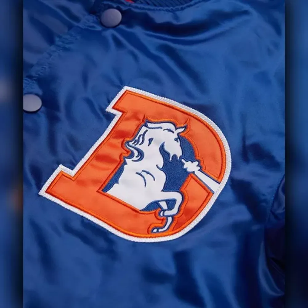 Denver Satin Broncos Nfl Jacket