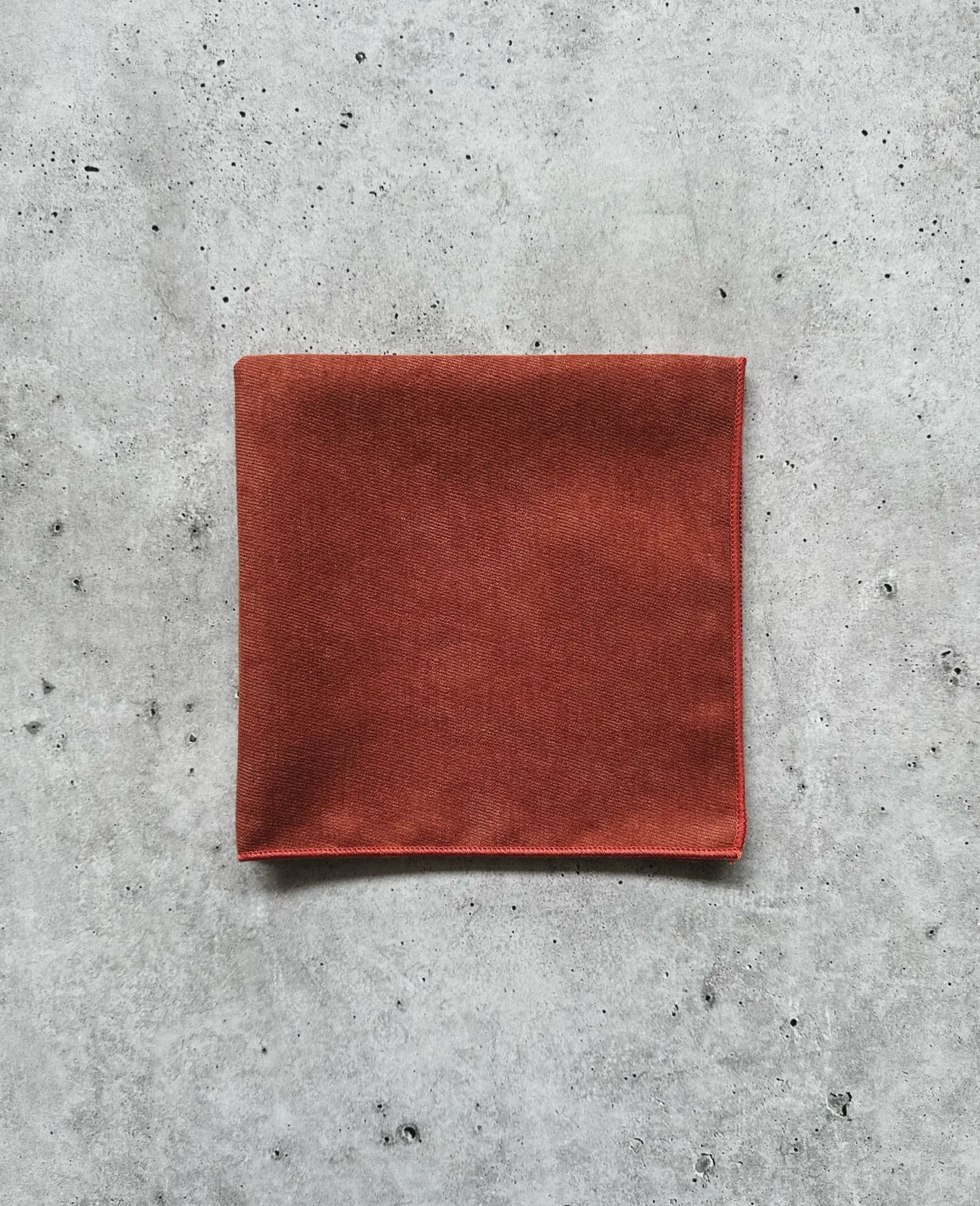 Desert Coral Cotton Pocket Square