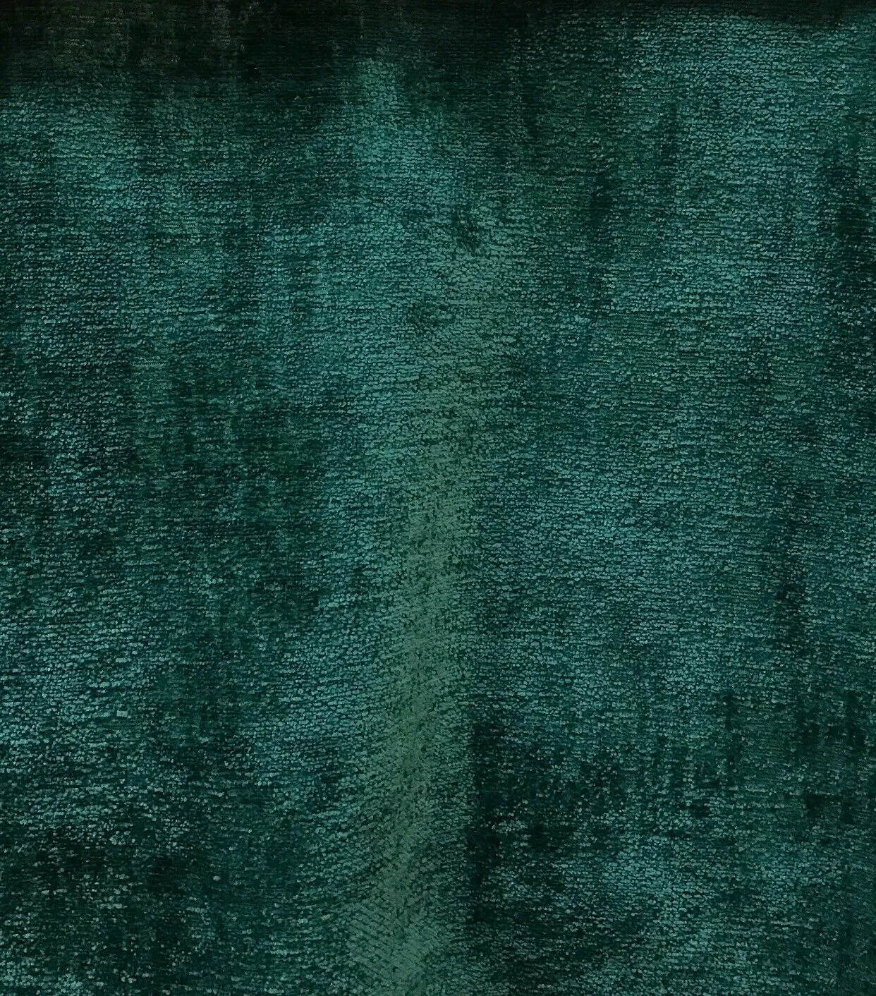 Designer Upholstery Thick And Soft Chenille Velvet Fabric - Emerald Green BTY