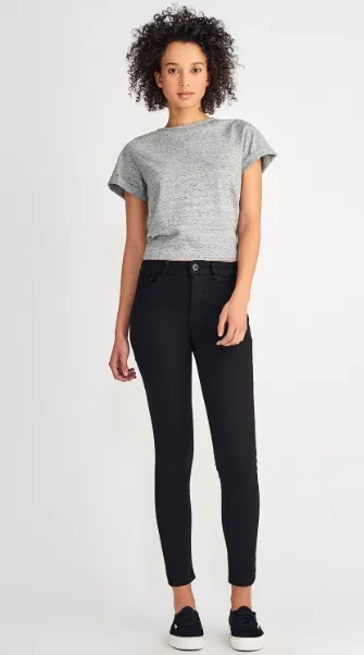 DL1961 | Farrow Ankle High Rise Instasculpt Skinny Jean | Hail