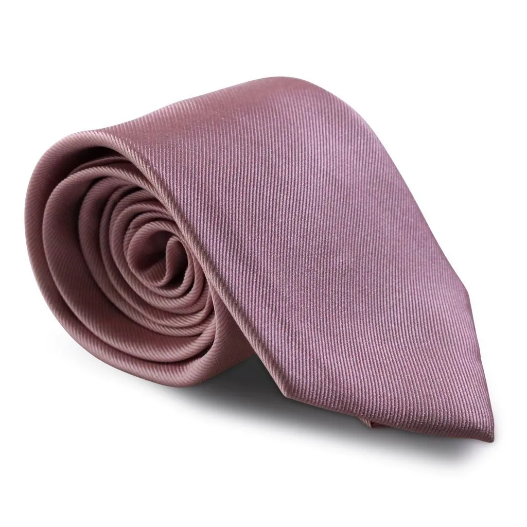 Dusty Mauve XL Silk Neck Tie