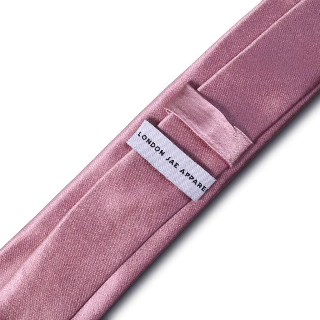 Dusty Mauve XL Silk Neck Tie