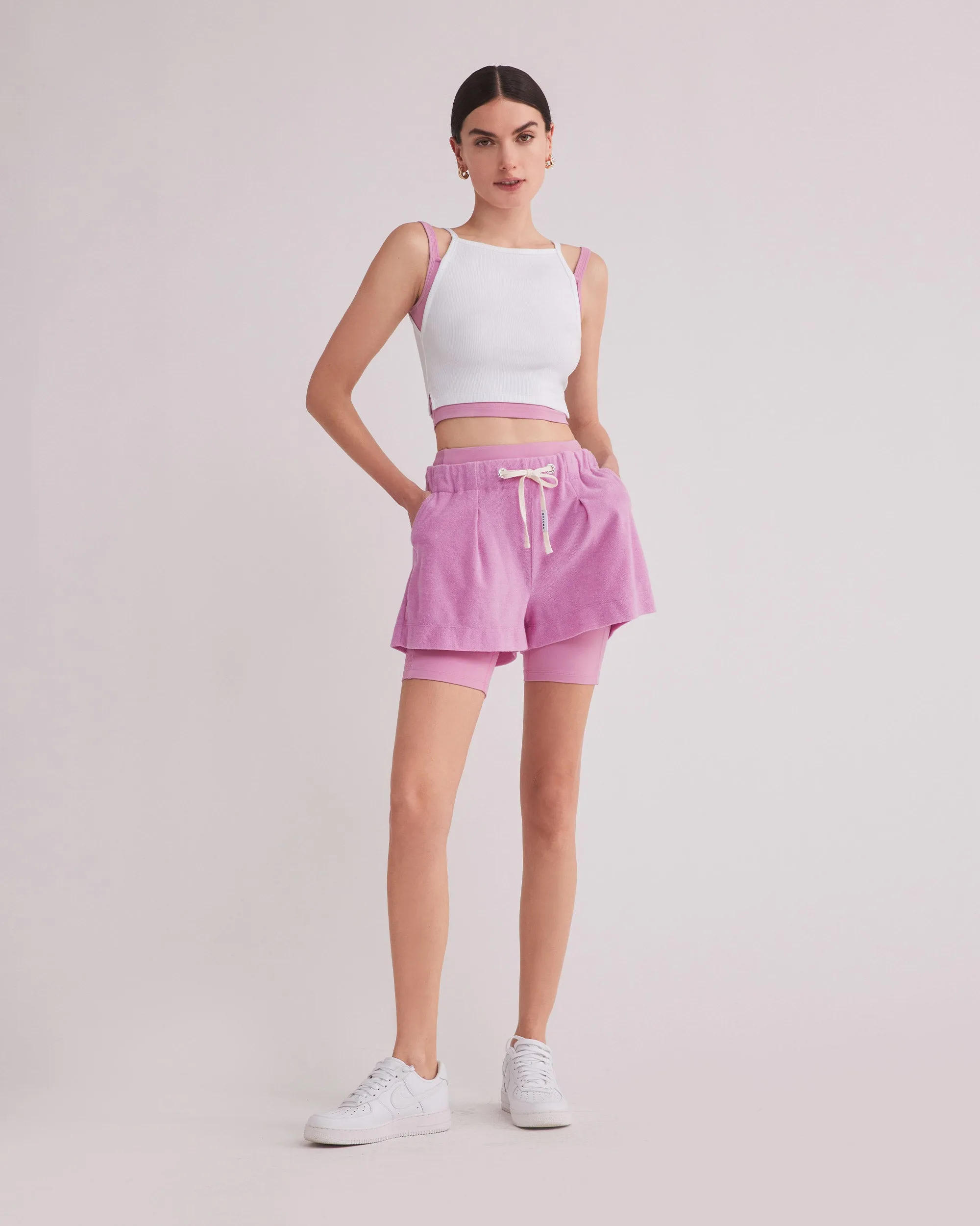 EMMA TERRY SHORTS BUBBLE GUM PINK