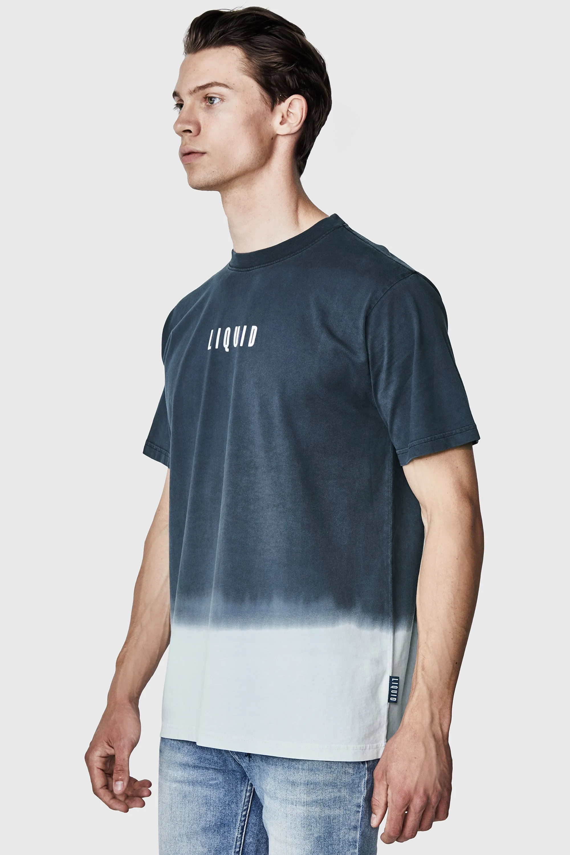 ESSENTIALS DIP DYE SHORT SLEEVE TEE