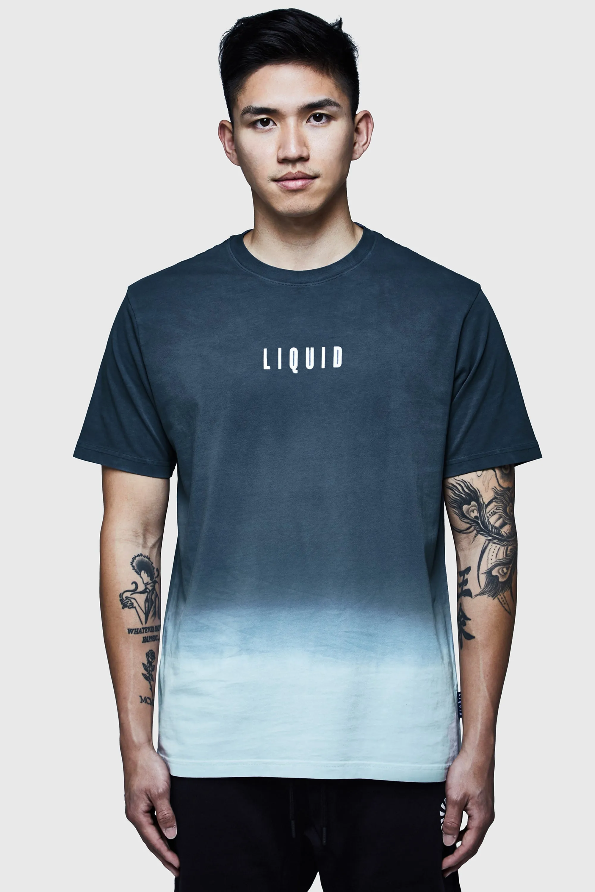 ESSENTIALS DIP DYE SHORT SLEEVE TEE