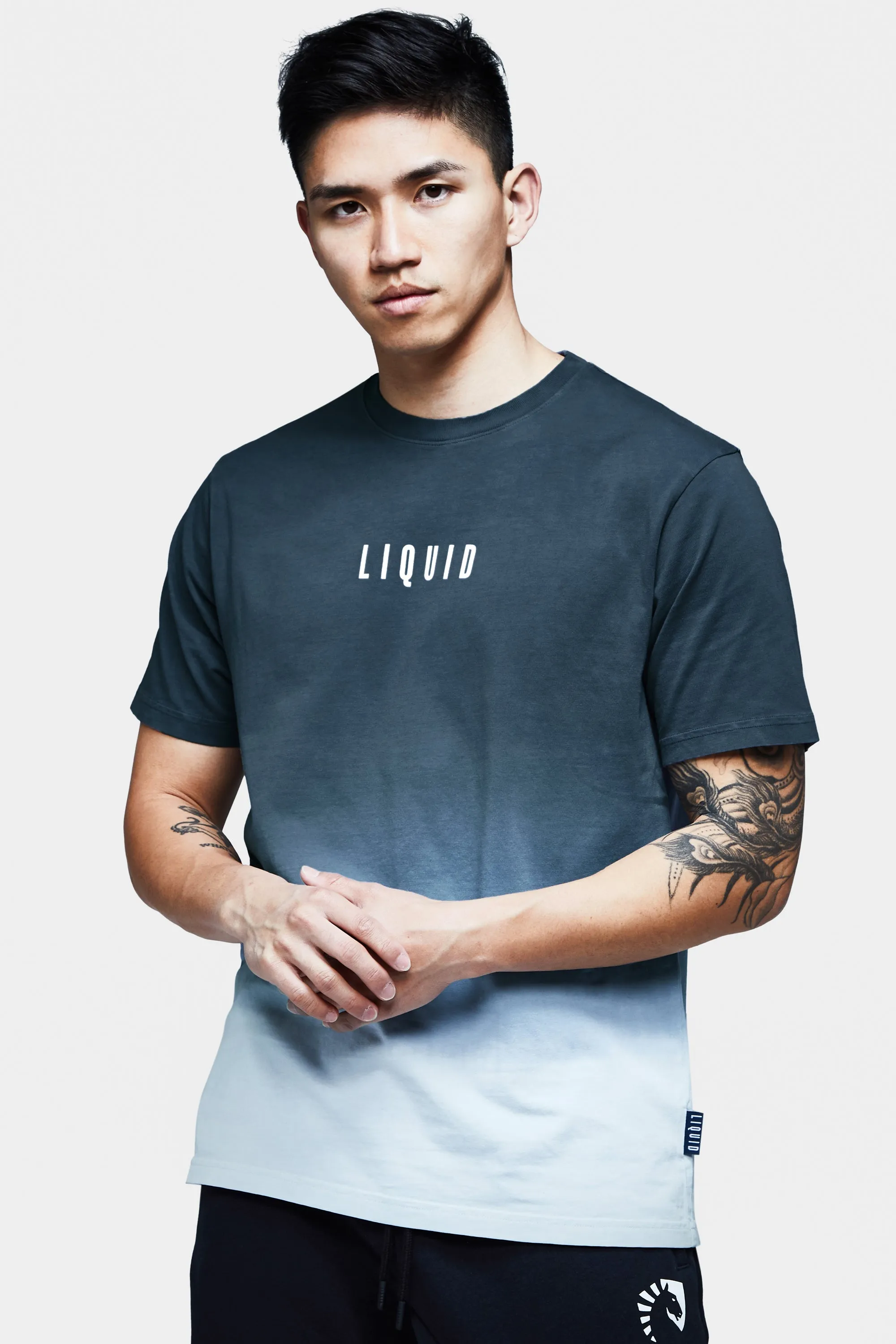 ESSENTIALS DIP DYE SHORT SLEEVE TEE