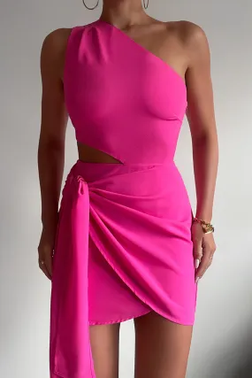 Estella Dress - Hot Pink