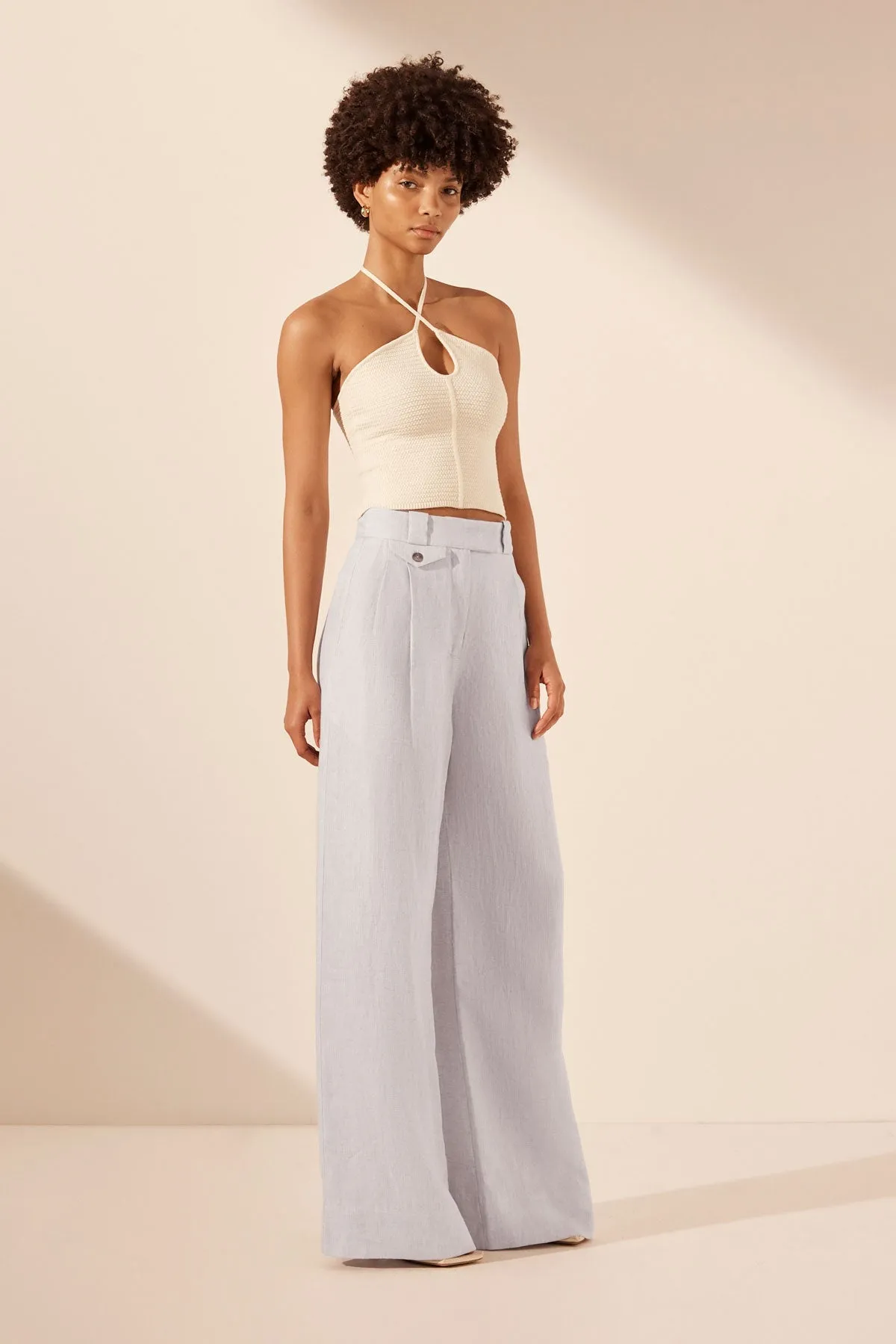 EVE CROSS FRONT TOP - COCONUT