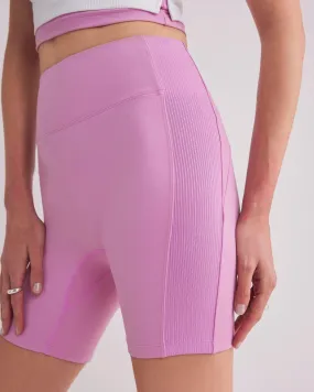 FARRAH BIKER SHORTS BUBBLE GUM PINK