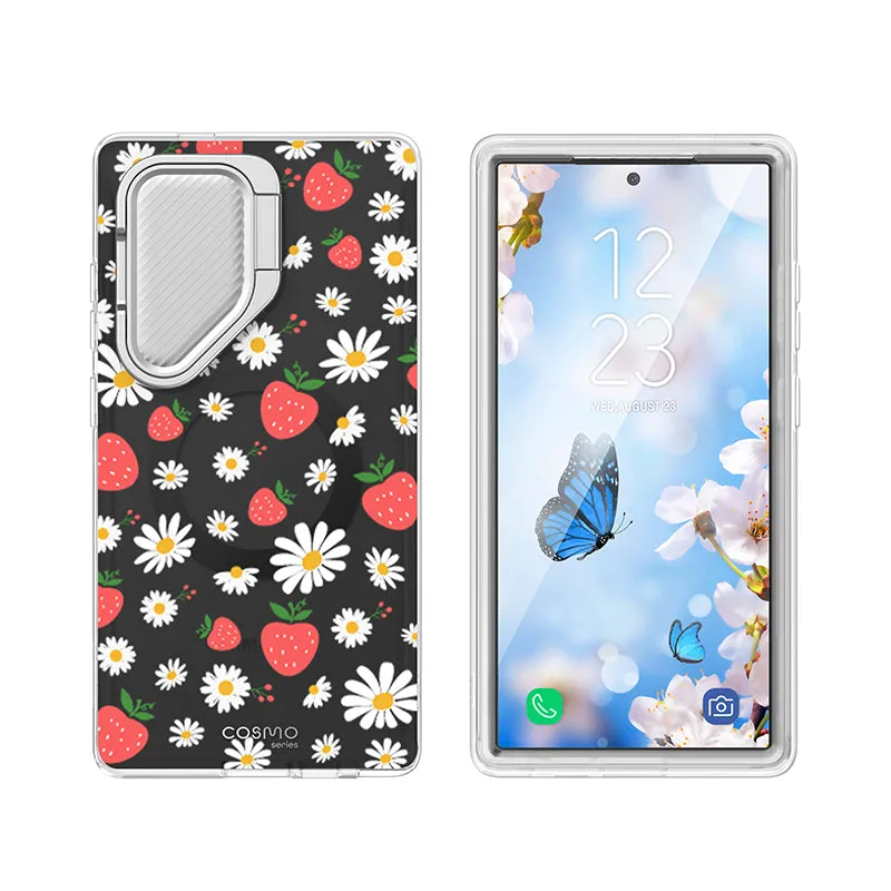 Galaxy S24 Ultra Cosmo Colorful Phone Case - Strawberry