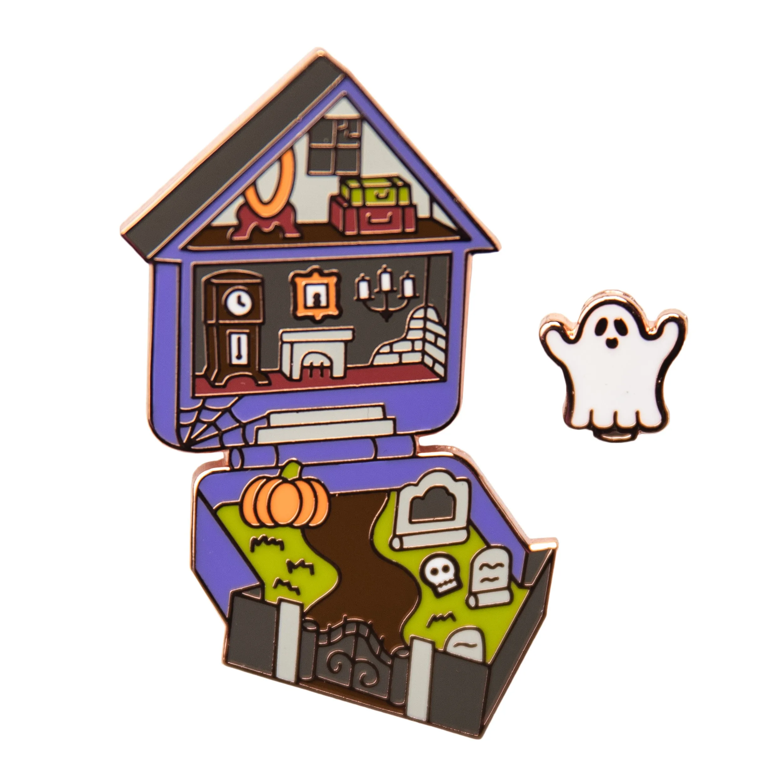 Ghosty Pocket - Enamel Pin Set