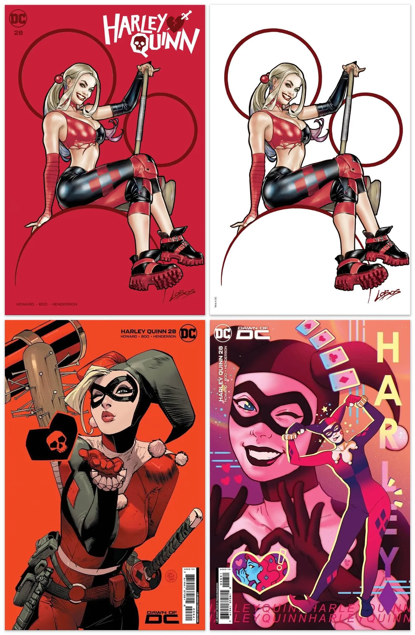 HARLEY QUINN 28 PABLO VILLALOBOS VARIANTS