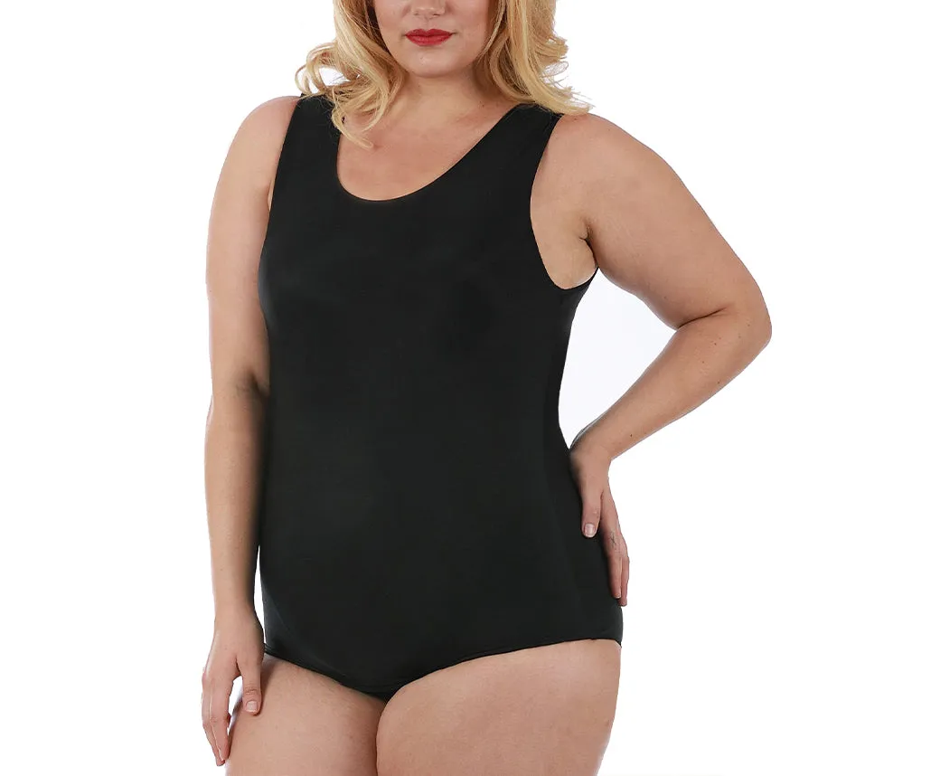 InstantFigure Tank Bodysuit Plus Size Shapewear WB4033C