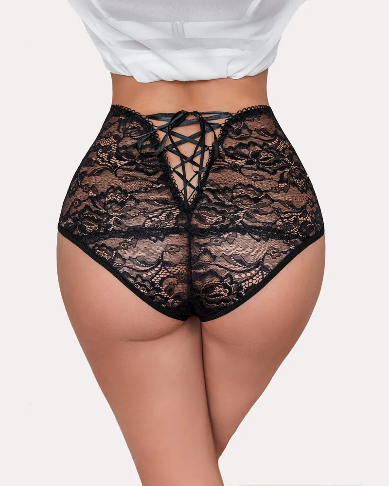 Invisible Seamless Hipster Lace Full Coverage Panties