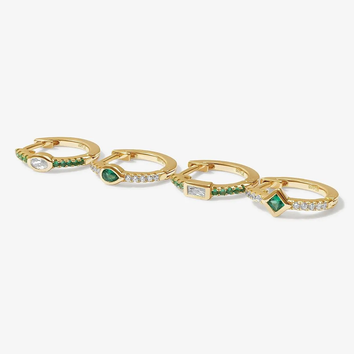 Karon emerald earring set