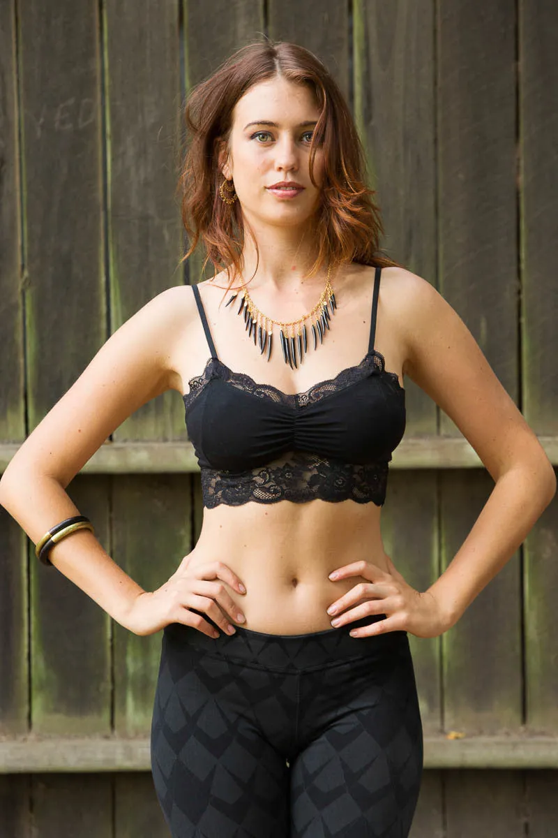 Lace Crop - Black