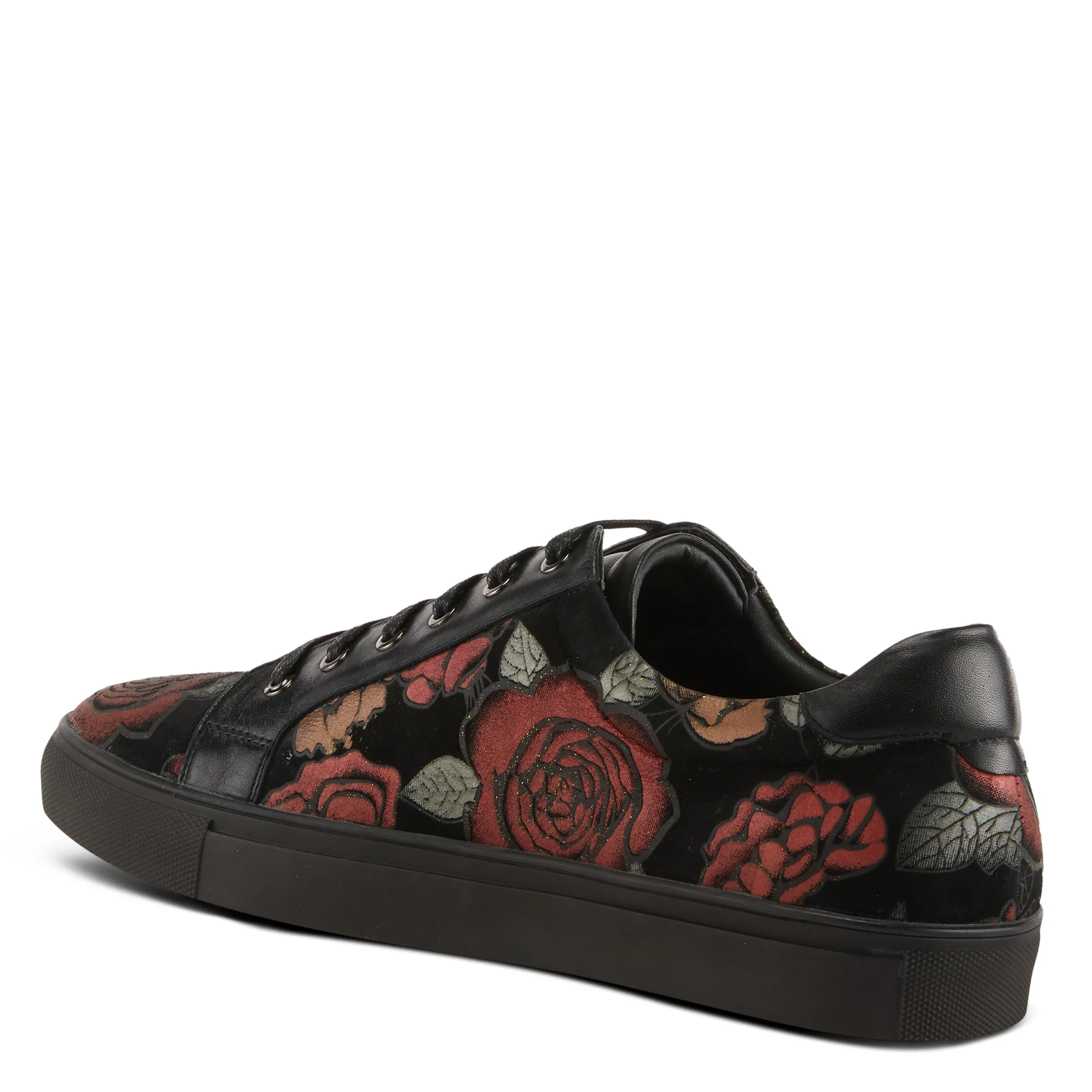 L'ARTISTE MEN ANDER-ROSE LACE-UP SNEAKER