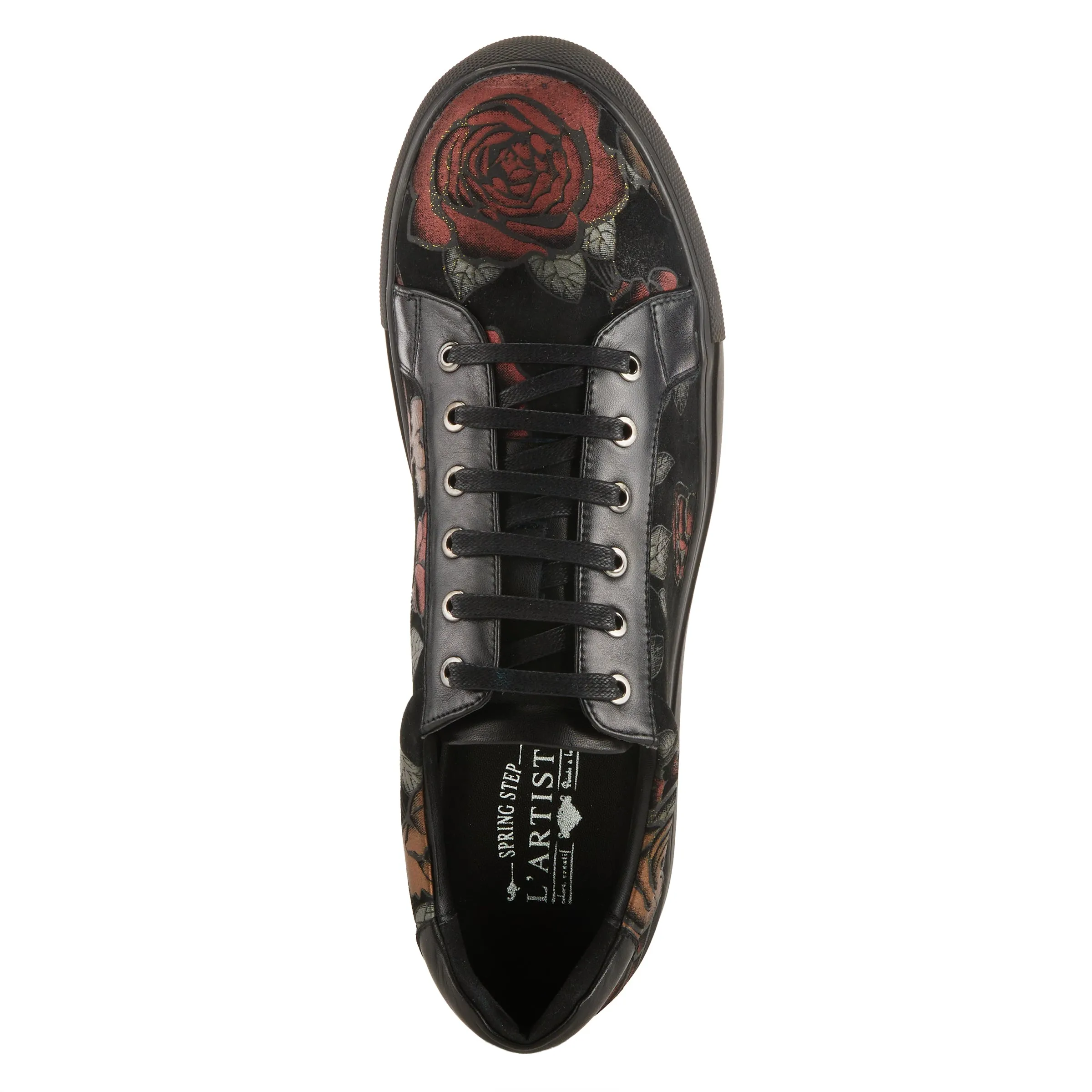 L'ARTISTE MEN ANDER-ROSE LACE-UP SNEAKER