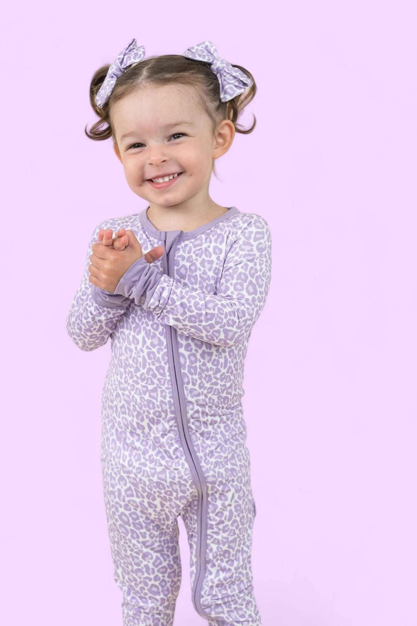 Lavender Leopard Dream Romper