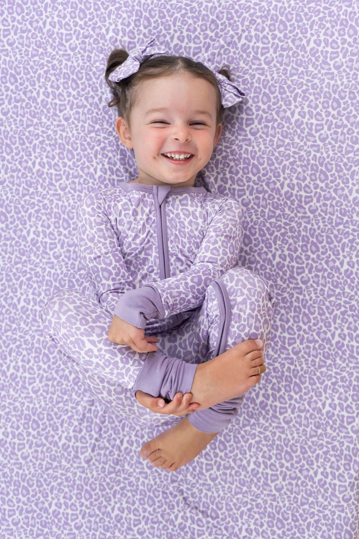 Lavender Leopard Dream Romper