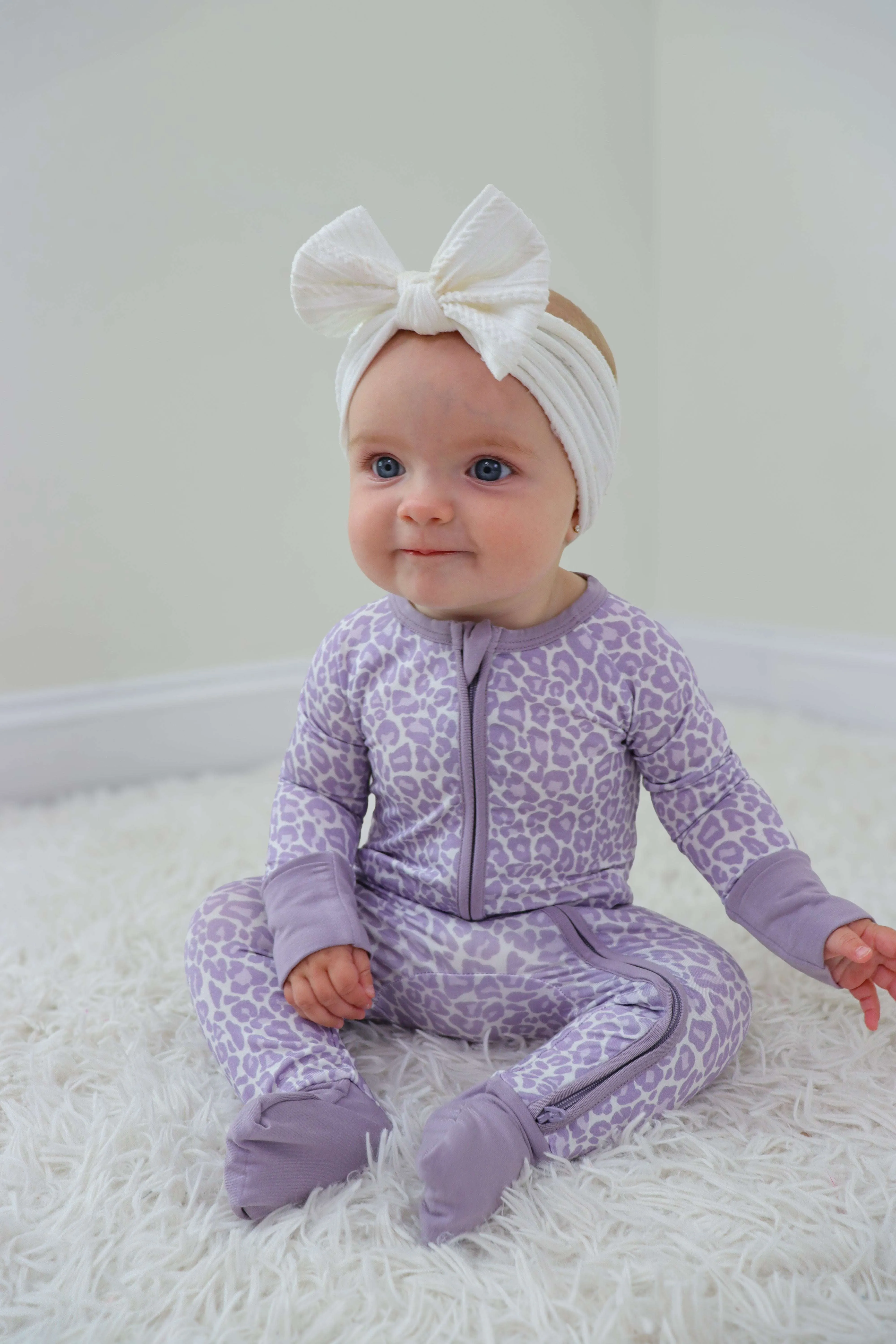 Lavender Leopard Dream Romper