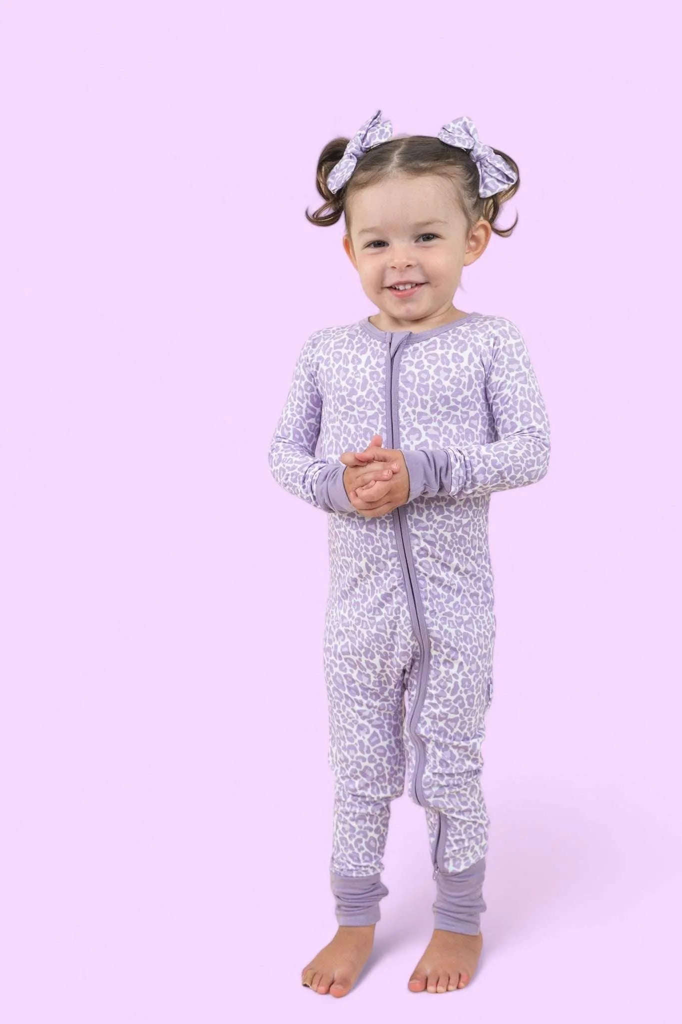 Lavender Leopard Dream Romper