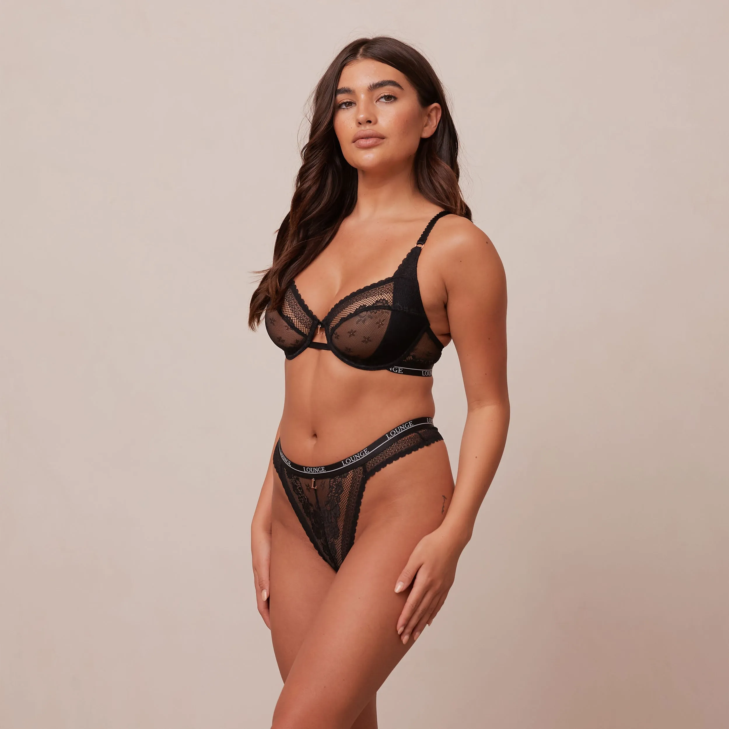 Liberty Balcony Bra  - Black