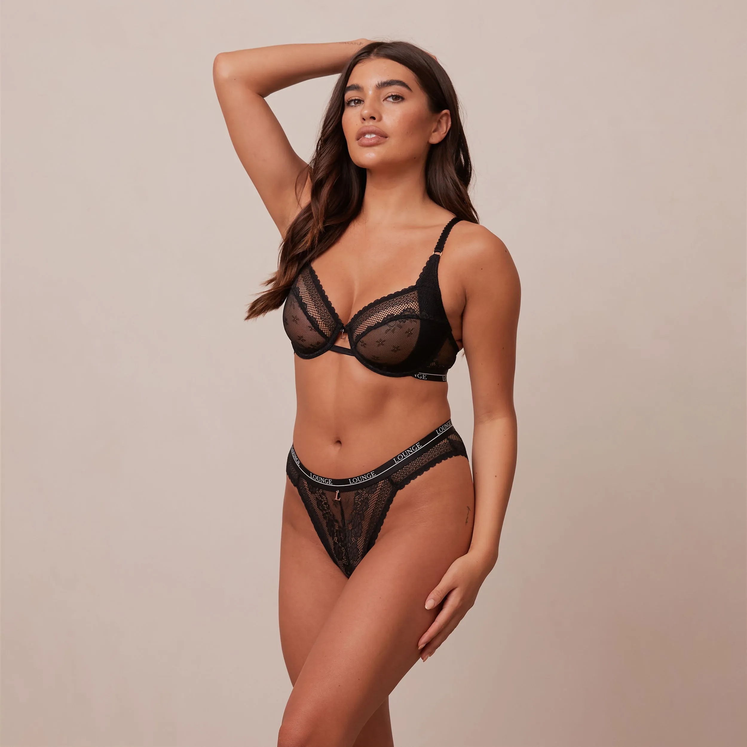 Liberty Balcony Bra  - Black